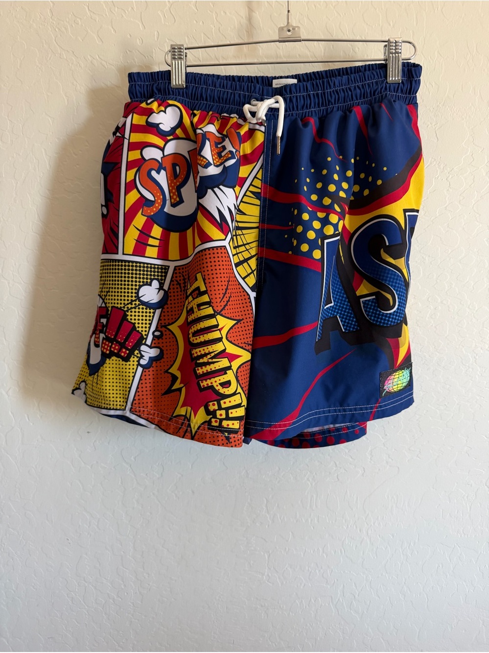 Slunks "Aspire" Comic Book Panel Volleyball Shorts L